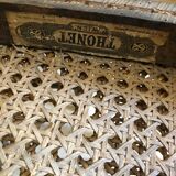 Old bistro chairs Thonet Hofmann curved wood