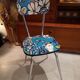 Refurbished formica vintage Chair Frida Kalho