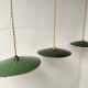 3 enamelled sheet metal suspensions