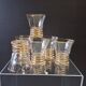 6 antique water glasses in good condition