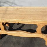 Medieval solid oak coffee table