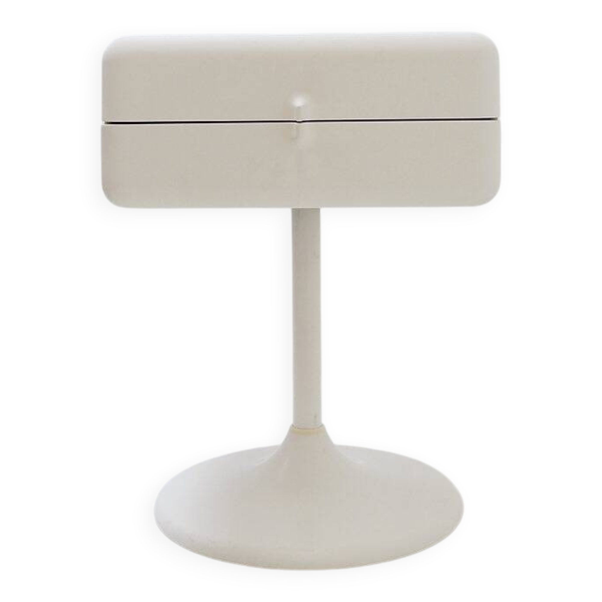 Side table/small bedside table Space Age Tulip Foot by Lusch Product - Germany 1970s