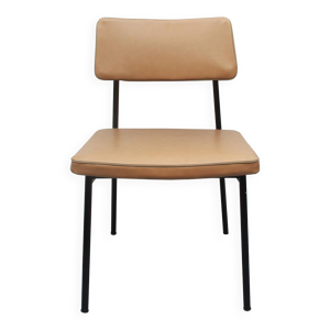 Chaise années 1950 en - simili cuir