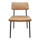 1950s chair in beige leatherette