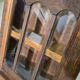Vitrine en bois et verre biseauté 1920