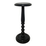 Antique black oak side table