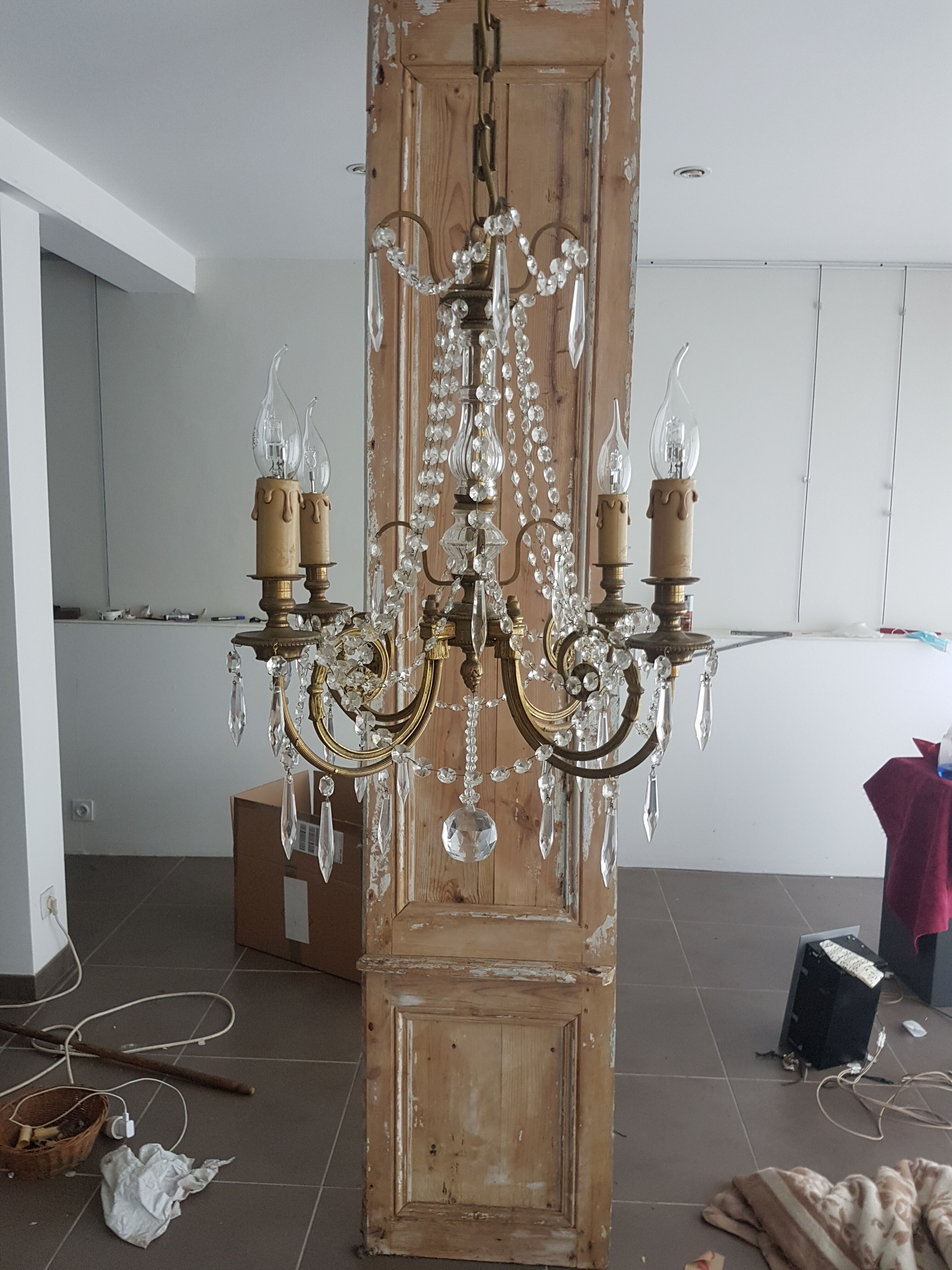 Crystal chandelier