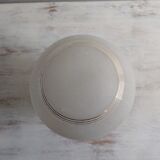 Globe frosted glass and aluminum