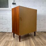 Scandinavian chest of drawers 6 drawers vintage teak, 60s