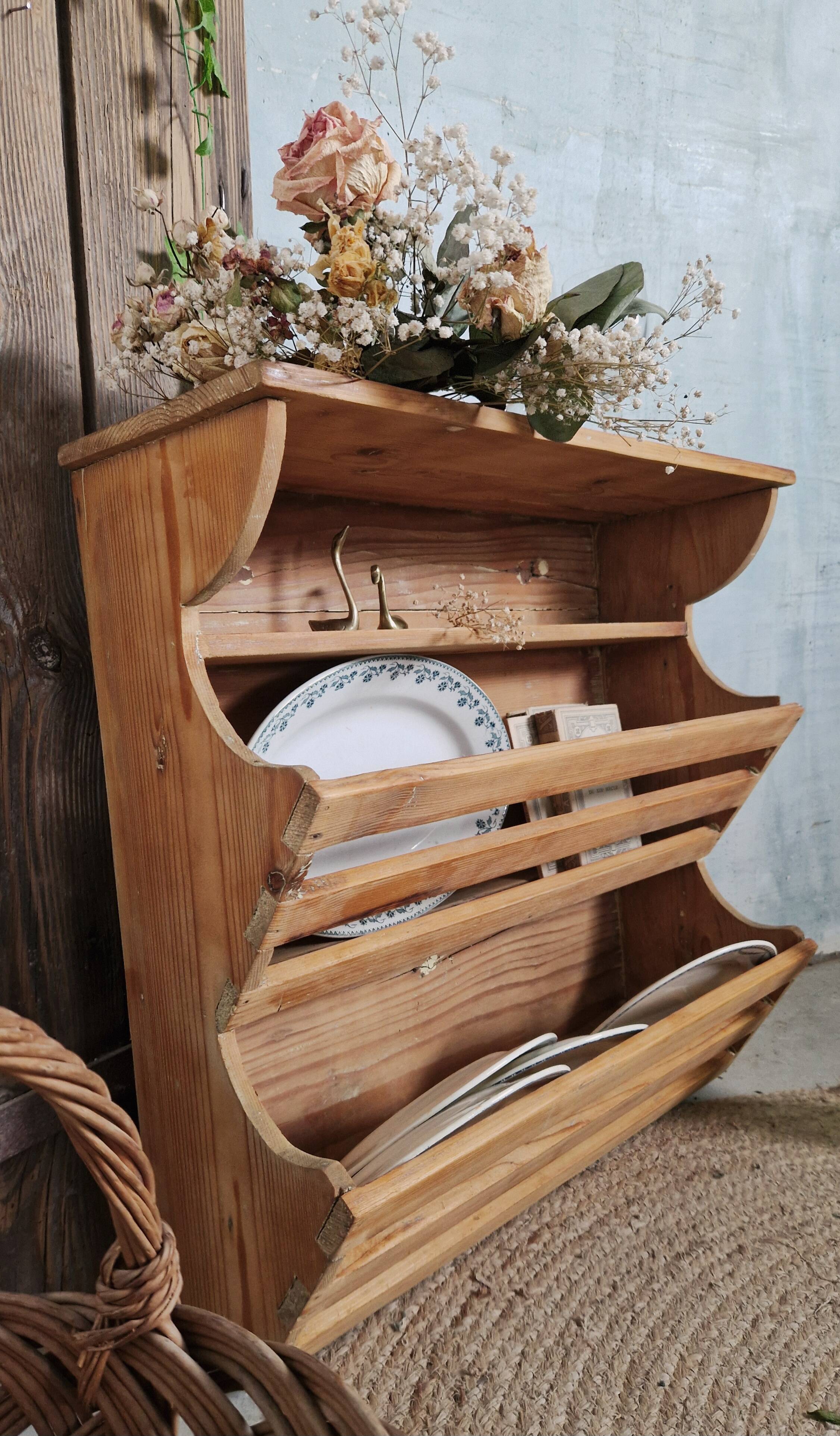 Beautiful antique wall-mounted sideboard
