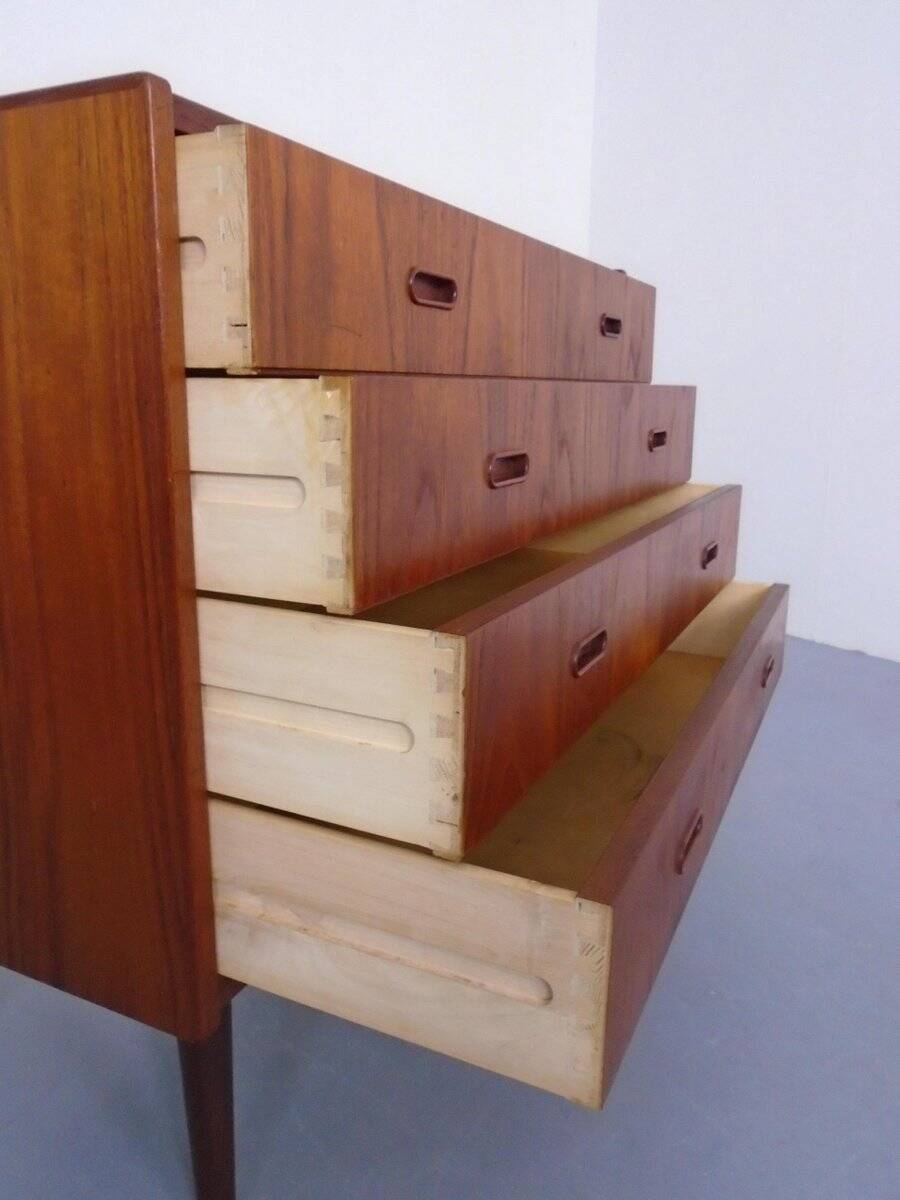 Danish Teak Chest of Drawers, 1960s