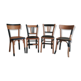 Chaises bistrot dépareillées