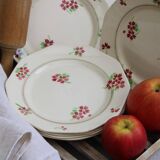 Set of 6 ceramic dessert plates