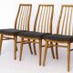 Set of 4 Vintage German Dining Chairs – 1960s/1970s Mid Century Beechwood C