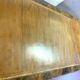 Empire-style flat desk in mahogany Top leather 20th century