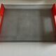 Plexiglas tray, Italian work, 1980
