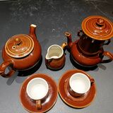Ensemble petit-déjeuner vintage bistrot