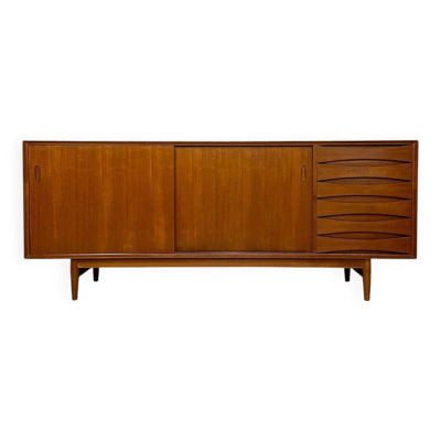 Buffet en teck danois vintage des années 1960 ‘OS29’ par Arne Vodder pour Sibast
