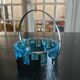 glass and hammered metal pocket emptier
