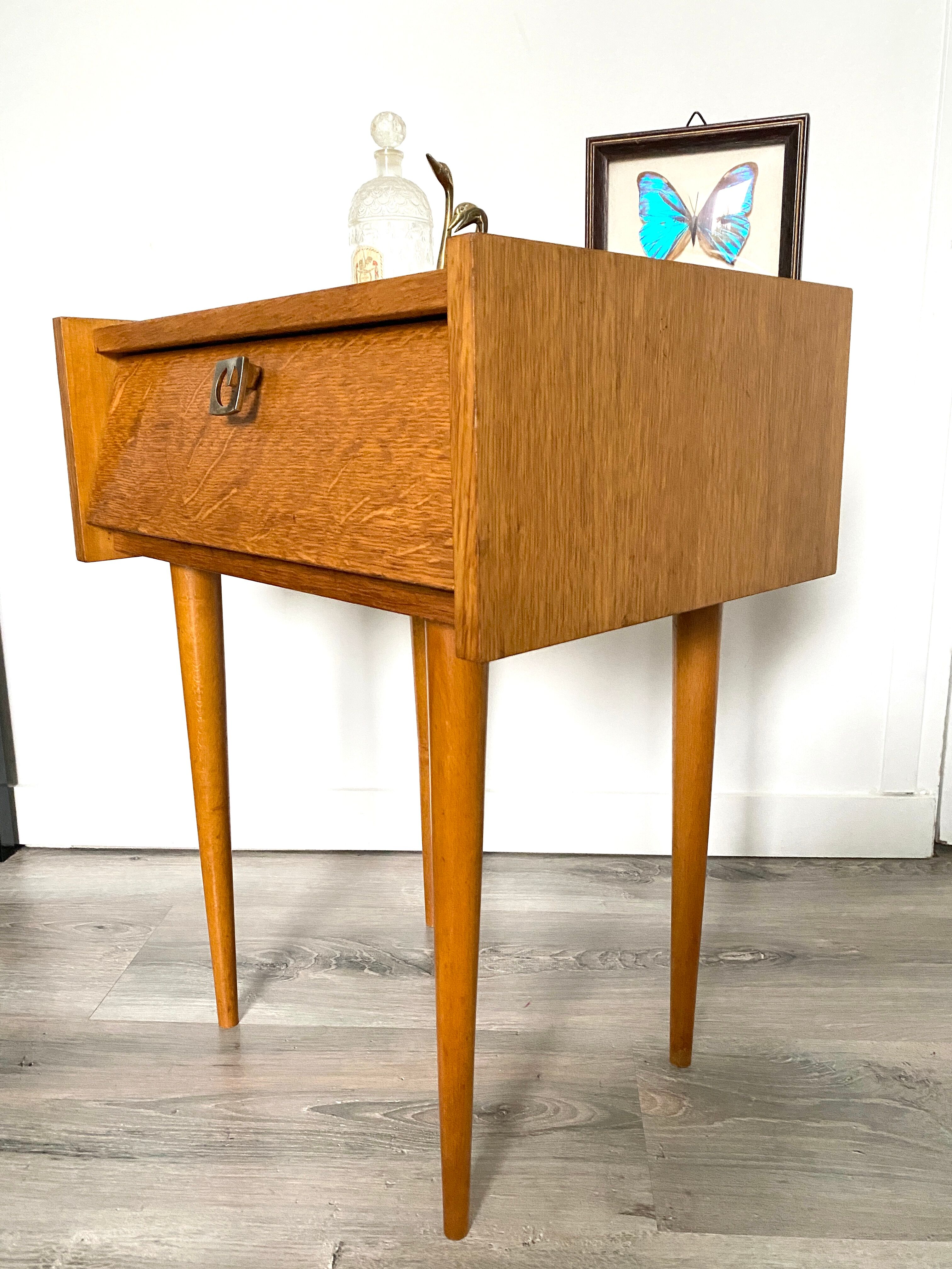 Vintage bedside table