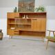 Buffet Vaisselier en bois blond Libena , ex Tchécoslovaquie 1970