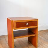 Small teak bedside table, Mid-Century, 1960