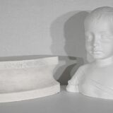 Children's bust in biscuit of limoges – early twentieth century