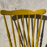 Mustard yellow Baumann chair