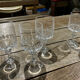 Set of 8 Vendome crystal glasses
