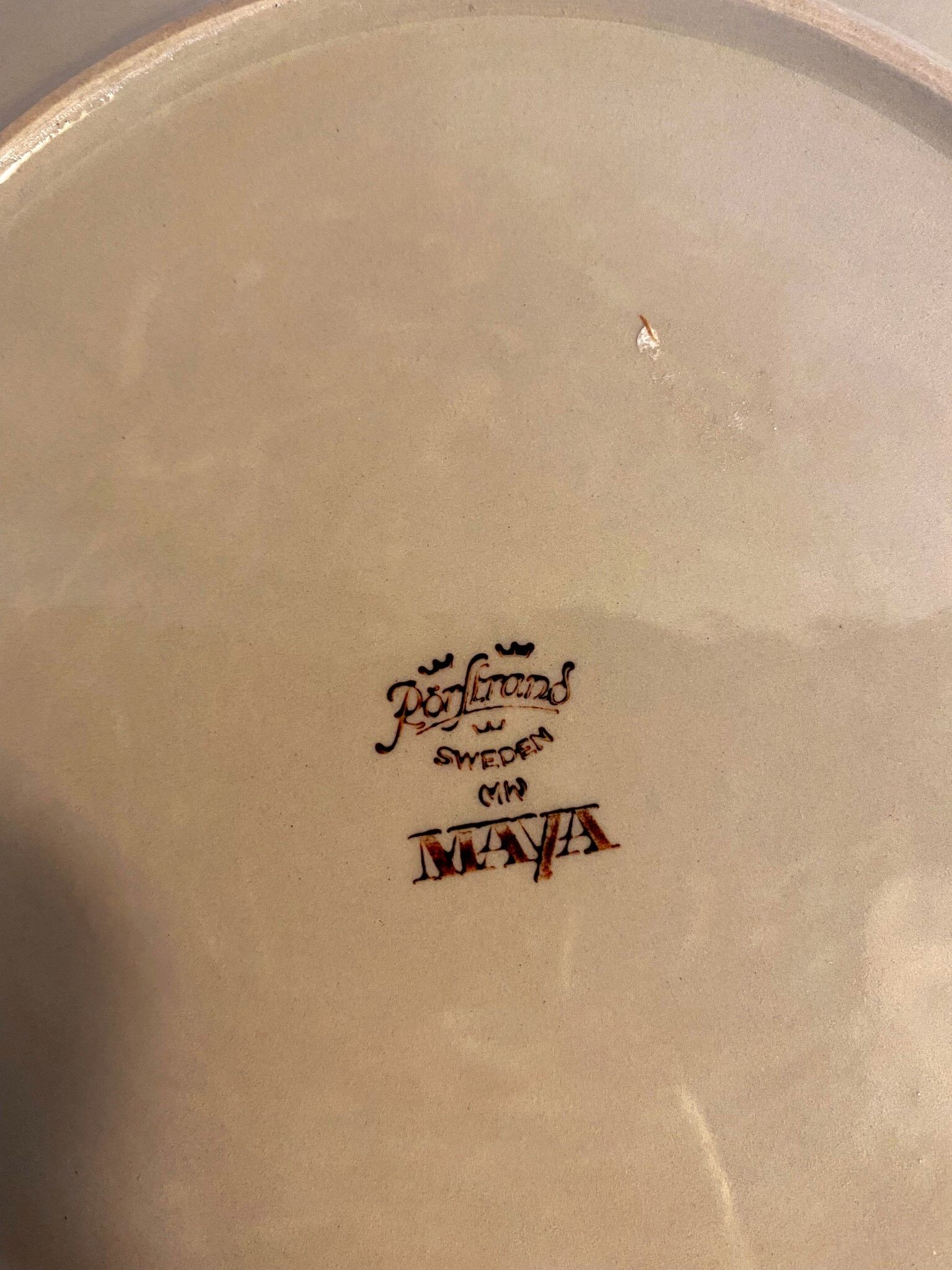 Set of 6 Maya plates Marianne Westman