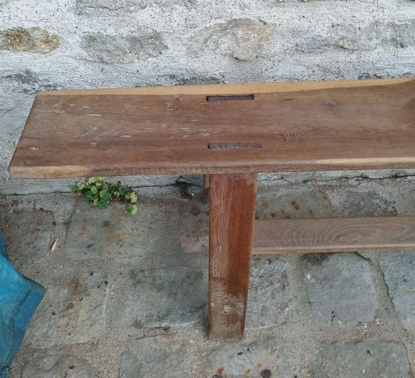 Long wooden bench 180cm