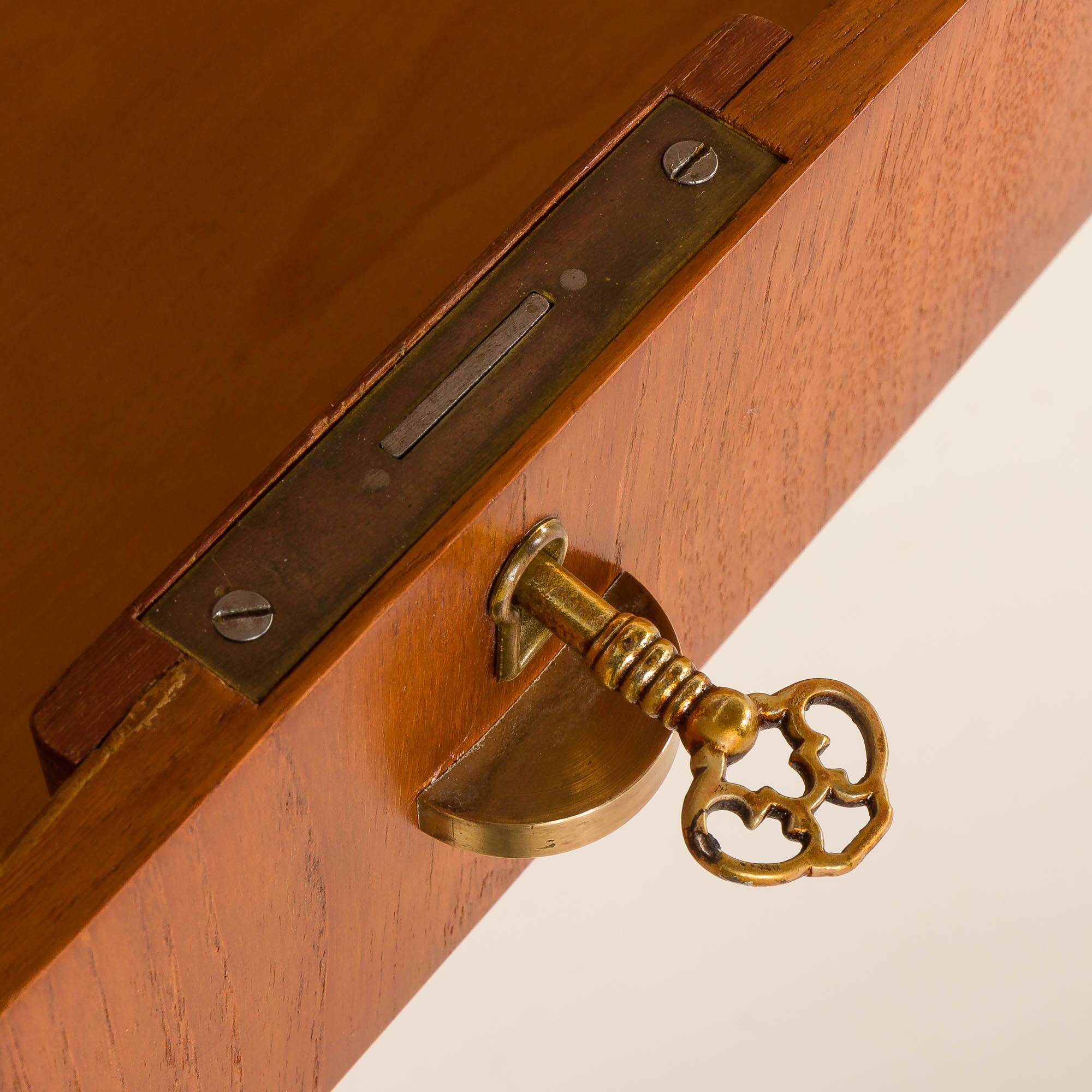 Danish teak bookcase, 1960s