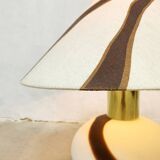 Vintage design table lamp Murano glass 'Bi-color'