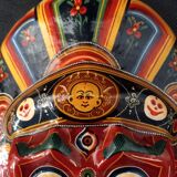 Masque mural d'une divinité Hindoue