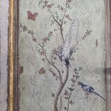 Pair of 18th painted panels and décor