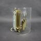 1970s Brass and Bubble Glass Wall Lamp, Germany