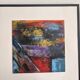 Paire Peinture Abstraite Contemporain Desmox 2020 Technique Mixte Or