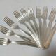 Cutlery set 24 pieces Art Deco in silver metal 84g - Goldsmith's mark