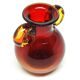 Vase, mid-century modern, glass, designed by J. Słuczan-Orkusz, Poland, 1970s