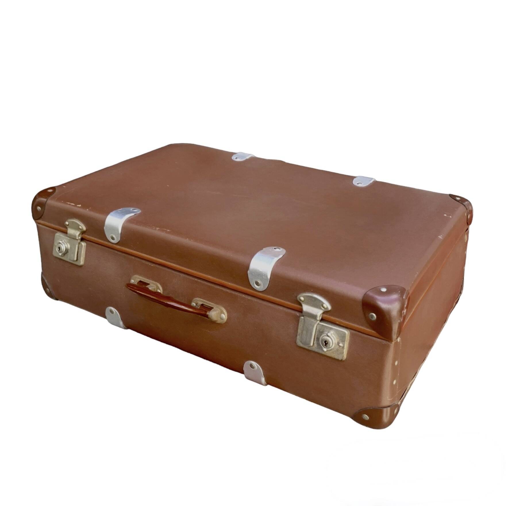Old fiberglass suitcase