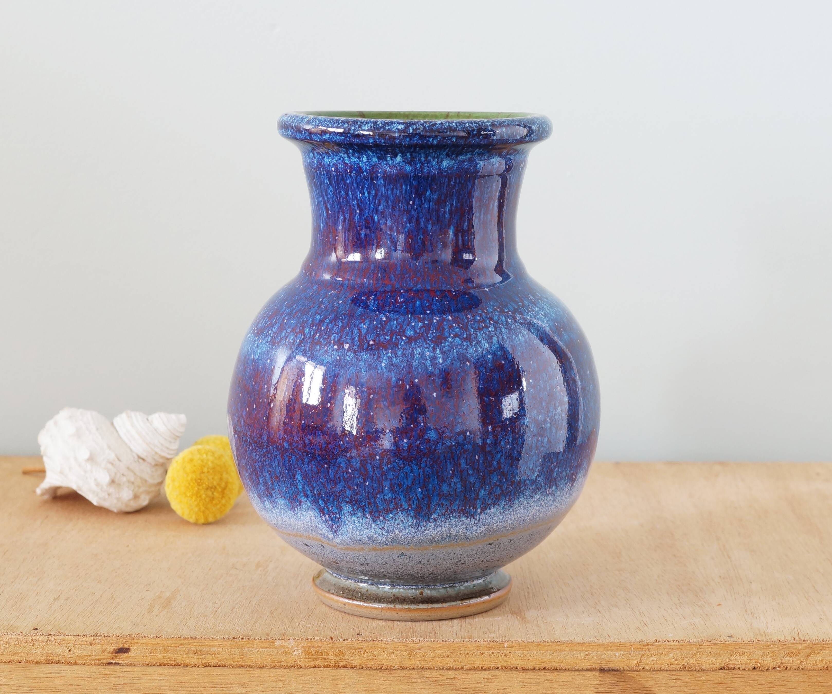 Vase in glazed stoneware, potters of Alesia