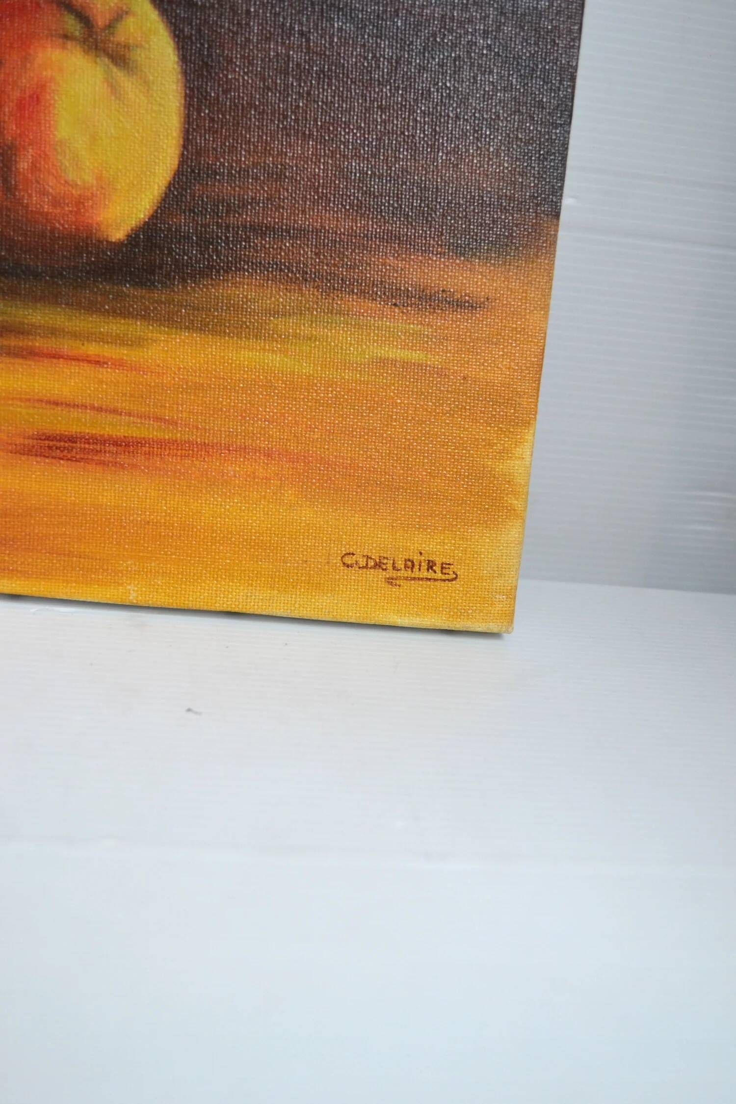 Huile sur toile nature morte | Selency