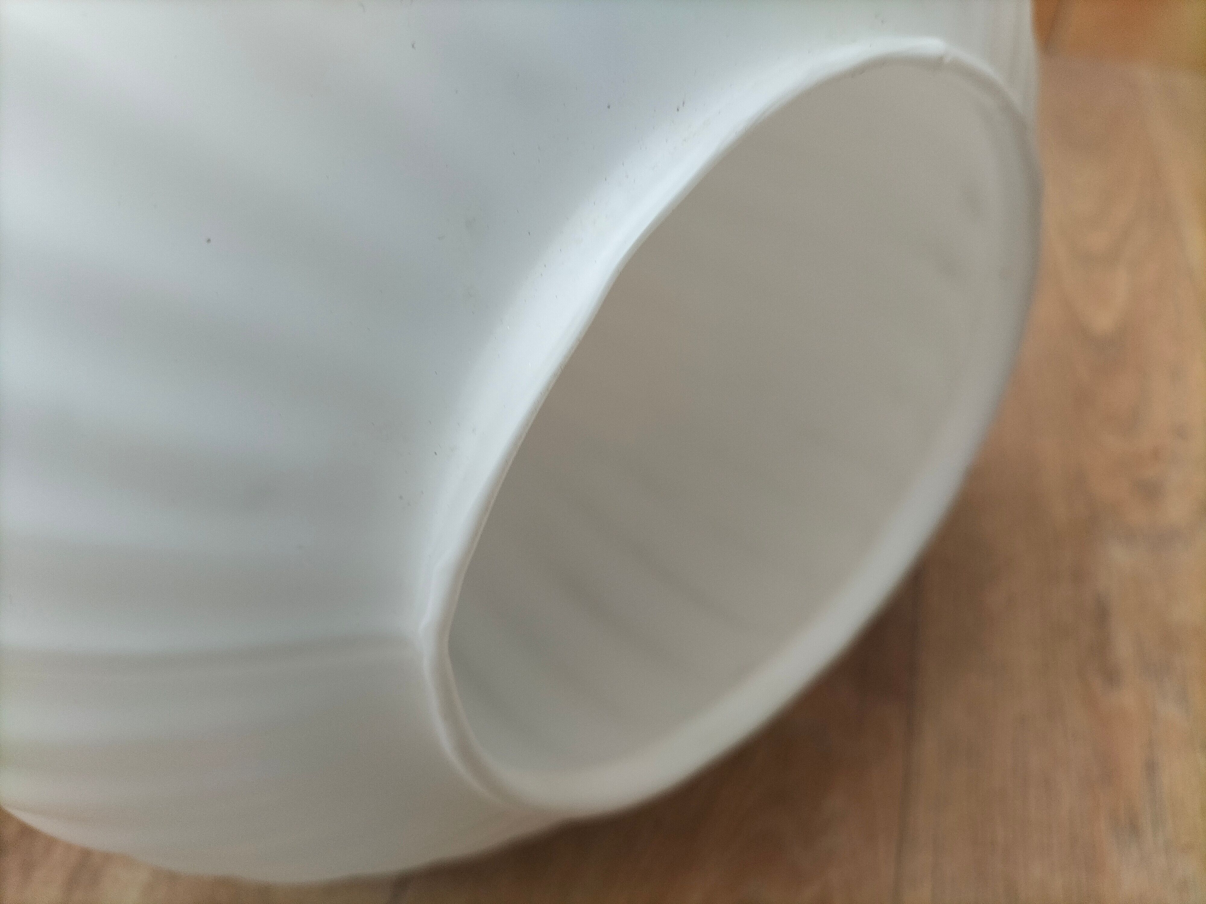 Pair brass and glass chandeliers