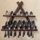 Lot of old pewter items