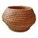 Old straw and bramble cache pot from 1950.