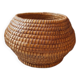 Old straw and bramble cache pot from 1950.