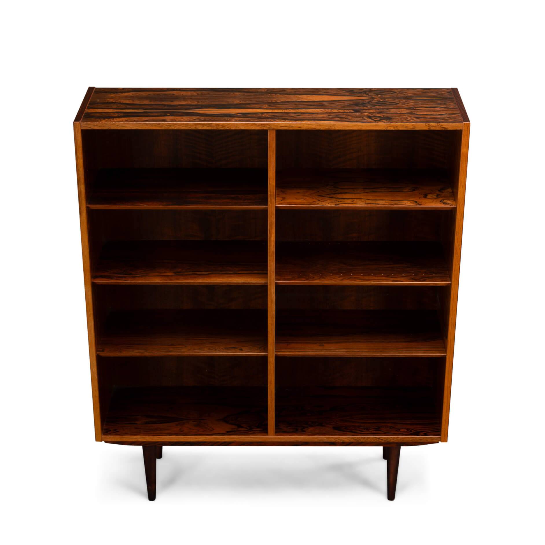 Danish Design Rosewood Bookcase by Hundevad & Co, 1960s