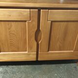 Solid oak tv stand
