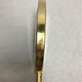 Mirror Face to hand gilded porcelain limoges Vintage