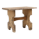 Rustic Shaped Low Stool in Painted Wood, France ca. 1900
